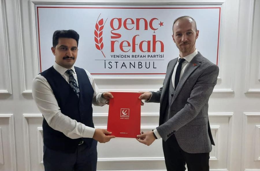 YENİDEN REFAH PARTİSİ  İLÇE GENÇLİK KOLLARI ESKİ BAŞKANI OĞUZHAN GÜL İL’E TERFİ OLDU…