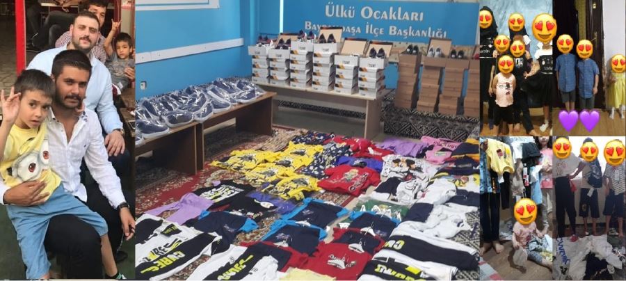 ÜLKÜ OCAĞI ÇOCUKLARI SEVİNDİRDİ…
