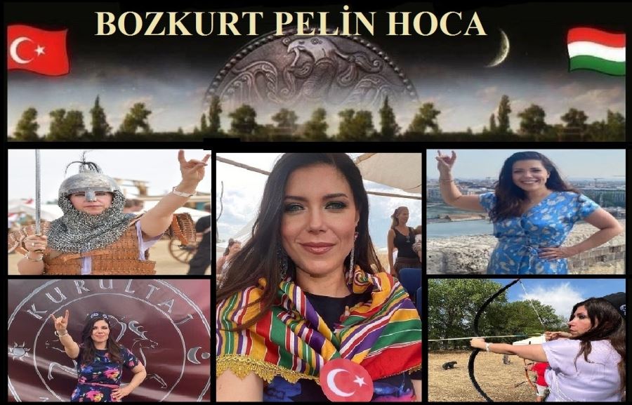 TÜRK DÜNYASI SEVDALISI BOZKURT PELİN HOCA TÜRK HUN KURULTAYINA RENK KATTI...