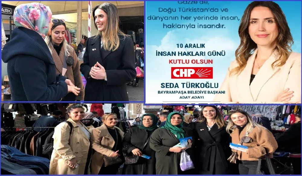 Belediye Başkan A. Adayı Seda Türkoğlu Aktif Çalışmalarına Halk Pazarından Başladı…