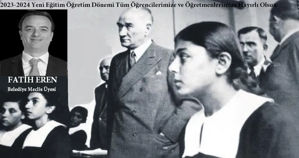 Belediye Meclis Üyesi Fatih Erenden Yeni Eğitim Dönemi Tebrik Mesajı...