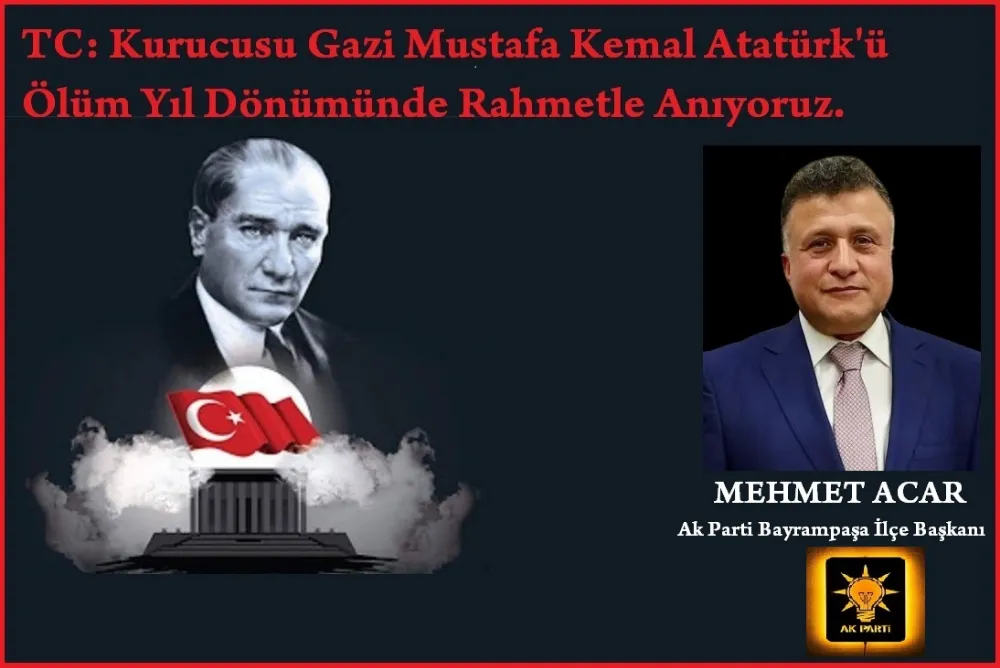 Ak Parti  İlçe Başkanı Mehmet Acar