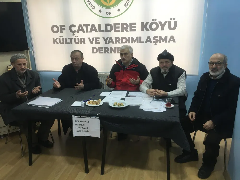 Of Çataldere Köyü Derneği  Kongresi Dernek Merkezinde  Gerçekleşti… 