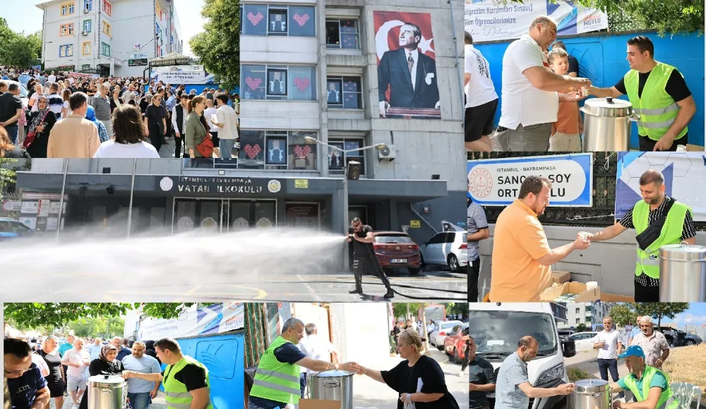 Belediye Başkanlığı YKS Öncesi Temizleyip Çay ve Su İkram Etti…