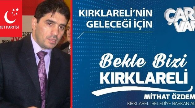 Mithat Özdemir Belediye Başkan Adayı Oldu